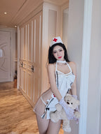 Bowknot Nurse Lingerie Costume Set – Roleplay Cosplay Outfit