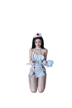 Bowknot Nurse Lingerie Costume Set – Roleplay Cosplay Outfit