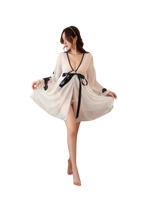 Lace Robe Lingerie Roleplay Costume Set